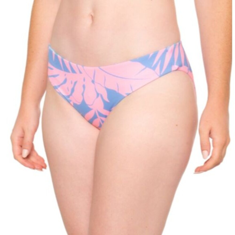 NEW Billabong Mystic Beach  Lowrider Reversible Bikini Bottoms XL  Pink Teal